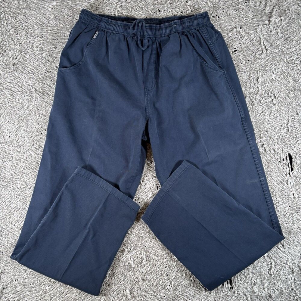 Crazy Shirts Hawaii Pants Men’s Size Large Navy Blue Activewear Resort Wear